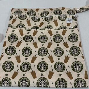 Texas Tushies Wet Bag Standard 2 Zipper And Snap Strap Water Resistant 12x16 in